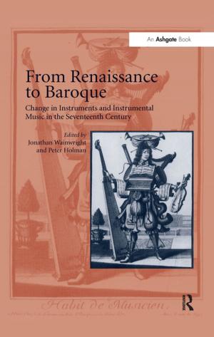 Cover of the book From Renaissance to Baroque by Terra Vanzant Stern, PhD