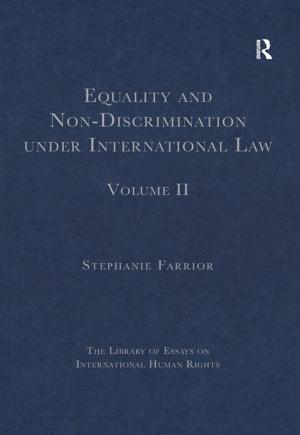Cover of the book Equality and Non-Discrimination under International Law by Sue Jennings