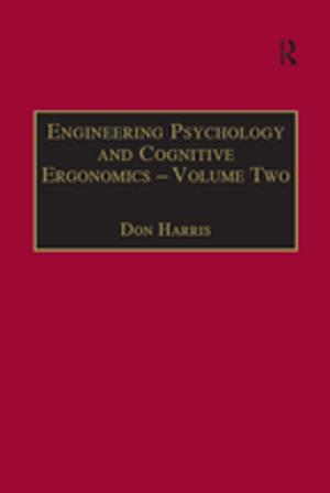 Cover of the book Engineering Psychology and Cognitive Ergonomics by David R. Bates