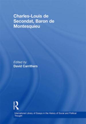 Cover of the book Charles-Louis de Secondat, Baron de Montesquieu by Ted T. Aoki