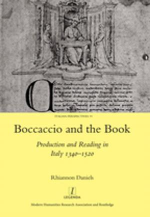 Cover of the book Boccaccio and the Book by Valerie Hope