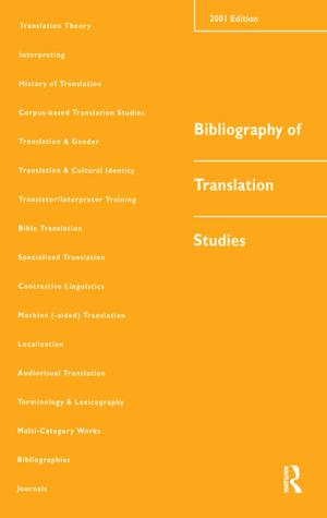 Cover of the book Bibliography of Translation Studies: 2001 by Karolina Prasad