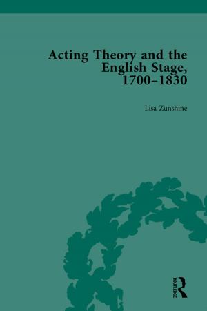 Cover of the book Acting Theory and the English Stage, 1700-1830 Volume 1 by 