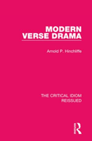 Cover of the book Modern Verse Drama by Elisabetta Ruspini