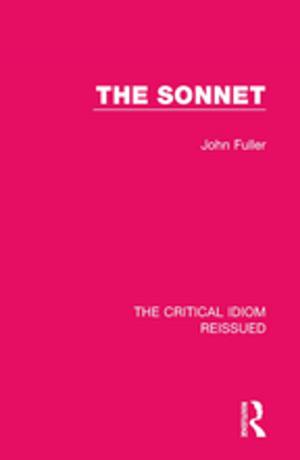 Cover of the book The Sonnet by Claudia Haake