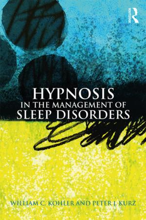 Book cover of Hypnosis in the Management of Sleep Disorders