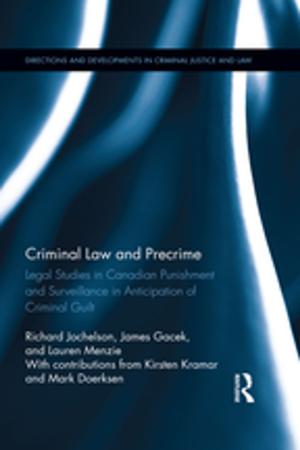 Book cover of Criminal Law and Precrime