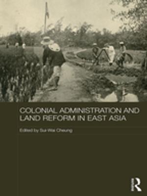 Cover of the book Colonial Administration and Land Reform in East Asia by Anthony Wohl