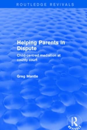 Cover of the book Helping Parents in Dispute by H. Vaihinger
