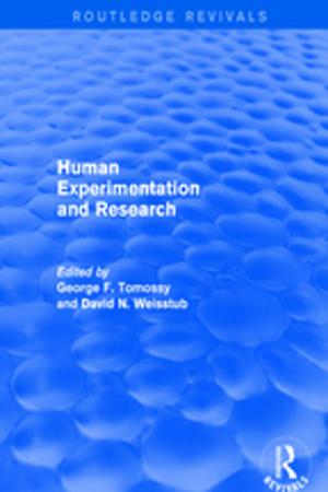 Cover of the book Human Experimentation and Research by Milja Radovic