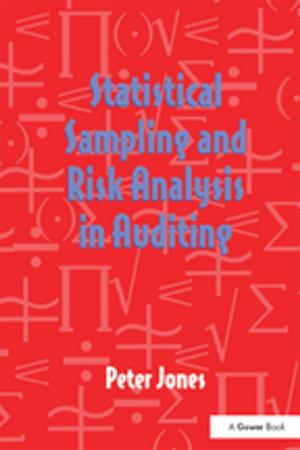 Cover of the book Statistical Sampling and Risk Analysis in Auditing by Taylor and Francis