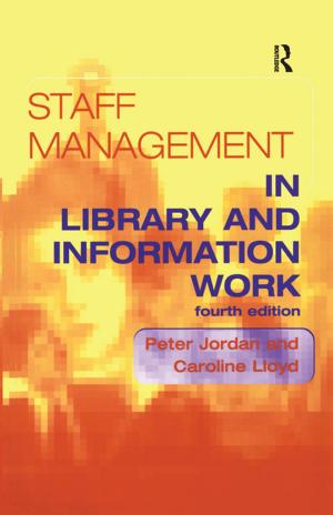 Book cover of Staff Management in Library and Information Work