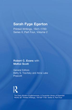Cover of the book Sarah Fyge Egerton by Richard Nelson, Anthony Sykes