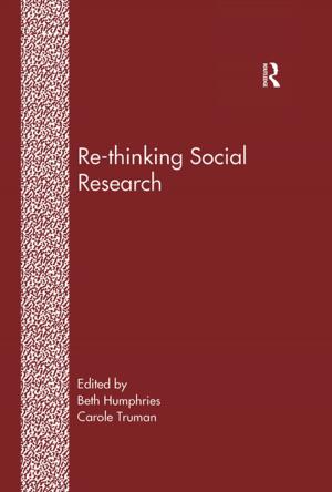 Cover of the book Re-Thinking Social Research by Alan Meaden, Andrew Fox