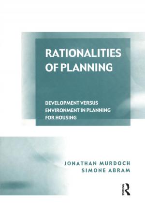 Book cover of Rationalities of Planning