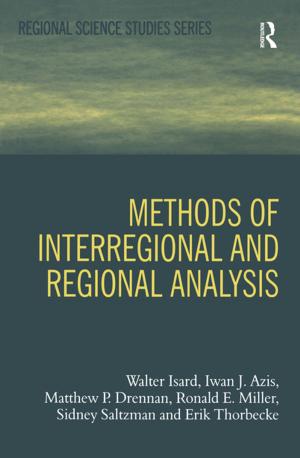 Cover of the book Methods of Interregional and Regional Analysis by 