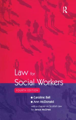 Cover of the book Law for Social Workers by Thomas S. Popkewitz