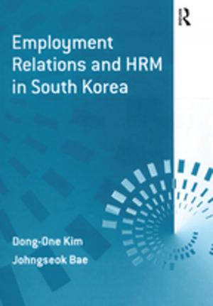 Book cover of Employment Relations and HRM in South Korea