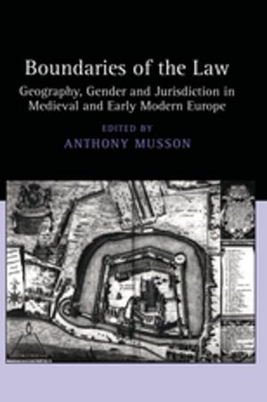 Cover of the book Boundaries of the Law by Anne Maydan Nicotera, Marcia J. Clinkscales, Felicia R. Walker