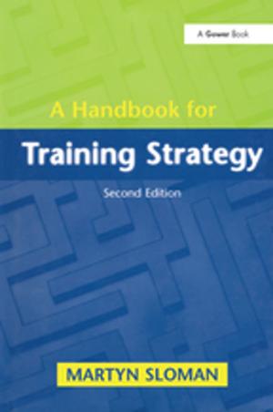 Cover of the book A Handbook for Training Strategy by Rachel Wood