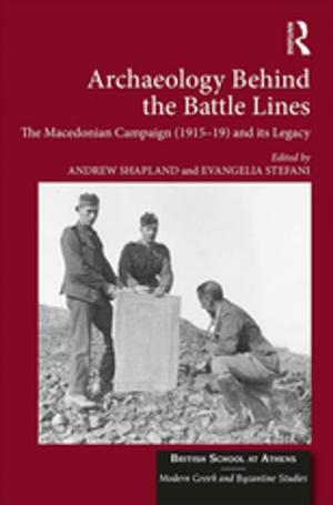 bigCover of the book Archaeology Behind the Battle Lines by 