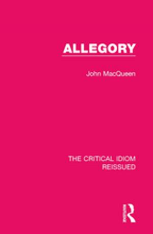 Cover of the book Allegory by Peter Jordan