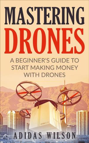 Book cover of Mastering Drones - A Beginner's Guide To Start Making Money With Drones
