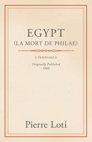 Book cover of Egypt (La Mort De Philae)