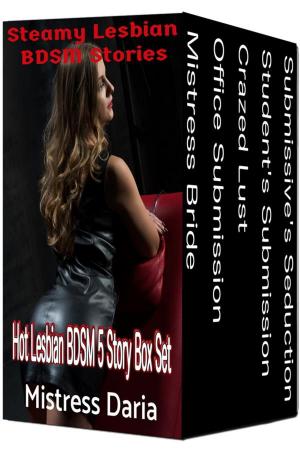 Book cover of Steamy Lesbian BDSM Stories 5 Story Box Set