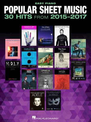 Cover of the book Popular Sheet Music - 30 Hits from 2015-2017 by Jeff Vrolyks