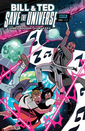 Cover of the book Bill & Ted Save the Universe #2 by Shannon Watters, Kat Leyh, Maarta Laiho