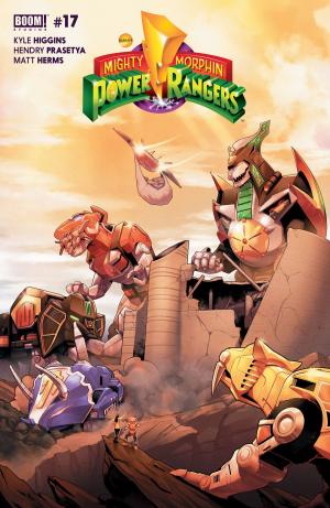 Cover of the book Mighty Morphin Power Rangers #17 by Kate Larking, Finn Lucullan, Hannah Bradshaw Lozier