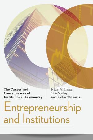 Cover of the book Entrepreneurship and Institutions by Patrick Diamond, Giles Radice