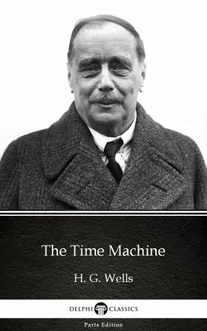 Book cover of The Time Machine by H. G. Wells (Illustrated)