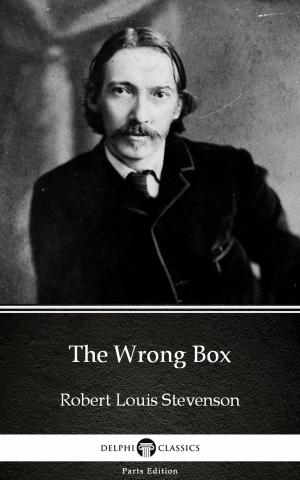 Book cover of The Wrong Box by Robert Louis Stevenson (Illustrated)