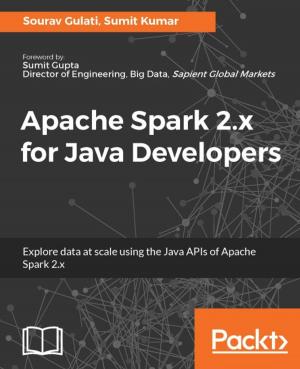 Cover of the book Apache Spark 2.x for Java Developers by Andre Odnoha