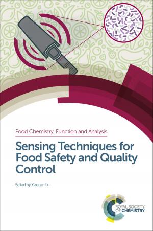 Cover of the book Sensing Techniques for Food Safety and Quality Control by Maurice O Moss, Peter McClure, Martin R Adams
