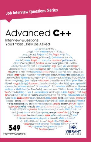 Cover of the book Advanced C++ Interview Questions You'll Most Likely Be Asked by Kalpesh Ashar