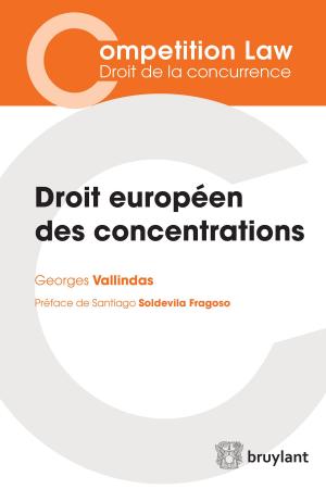 Cover of Droit européen des concentrations