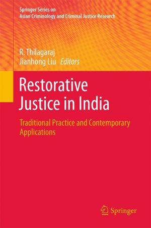 Cover of Restorative Justice in India