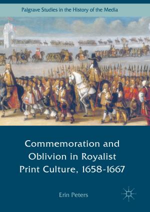 Cover of the book Commemoration and Oblivion in Royalist Print Culture, 1658-1667 by 