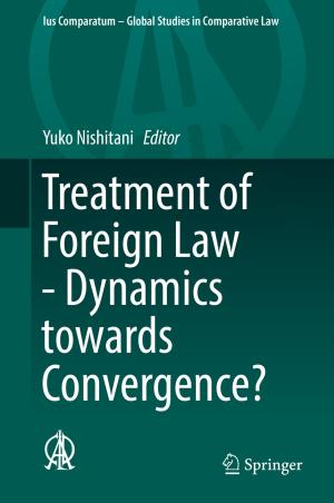 Cover of the book Treatment of Foreign Law - Dynamics towards Convergence? by Chiara Esposito