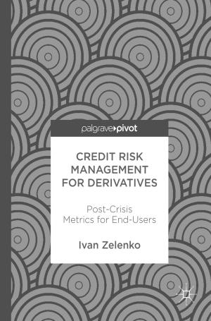 Cover of the book Credit Risk Management for Derivatives by Boris W. Levin, Mikhail Nosov