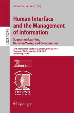 Cover of the book Human Interface and the Management of Information: Supporting Learning, Decision-Making and Collaboration by Vitalik Demin
