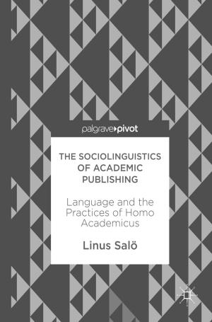 Cover of the book The Sociolinguistics of Academic Publishing by Jan Ježek, Jan Hlaváček, Jaroslav Šebestík
