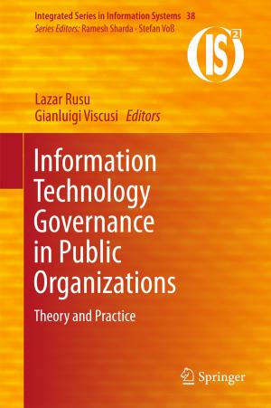 Cover of the book Information Technology Governance in Public Organizations by William Amestoy