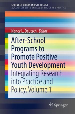 Cover of the book After-School Programs to Promote Positive Youth Development by Bahman Zohuri, Patrick McDaniel
