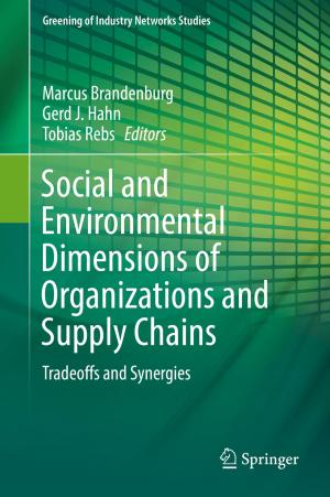 bigCover of the book Social and Environmental Dimensions of Organizations and Supply Chains by 