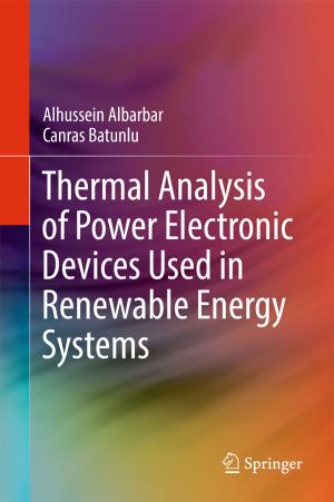 Book cover of Thermal Analysis of Power Electronic Devices Used in Renewable Energy Systems