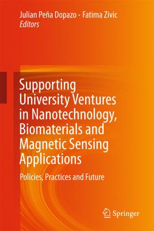 Cover of the book Supporting University Ventures in Nanotechnology, Biomaterials and Magnetic Sensing Applications by Jo Monroe